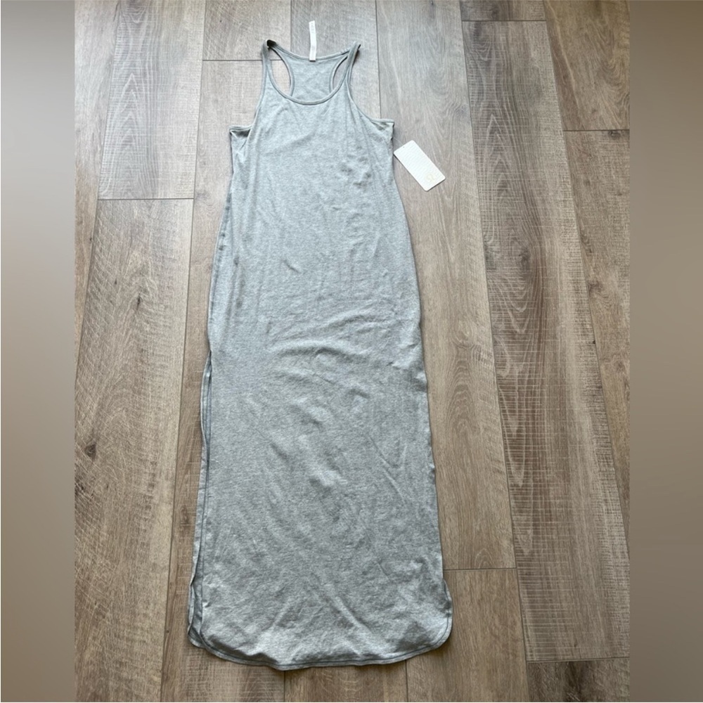 Lululemon Refresh Maxi Dress II in Heathered Medium Grey Size 10